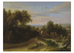 paintings CB:347 Flemish Village with a Mill 