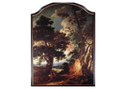 Work 378: Christ and the Disciples of Emmaus in a Wooded Landscape