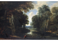 Work 6003: Wooded Landscape with a Huntsman