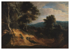 Work 1083: Peasant Resting by a Dune in a Forest Landscape