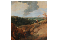 Work 6013: A Rocky Landscape with a Thunderous Sky