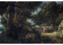 Work 6047: Large Forest Landscape with Saint Stanislaus Kostka