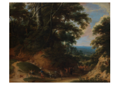 Work 6060: Mountain Pass with Soldiers Attacking Peasants