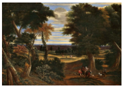 Work 6151: Wooded Landscape with Sheperds and Horsemen