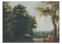 Work 6156: Large Wooded River Landscape