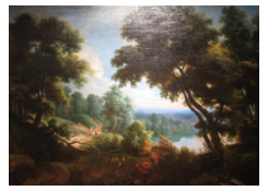 Work 6172: Forest Landscape with a River and Travellers