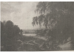 Work 6196: Wooded Landscape with Huntsman