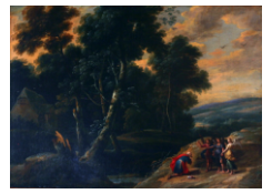 Work 6209: Landscape with Abraham and The Tree Angels