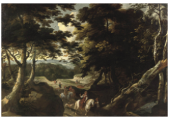 Work 6210: Landscape with Falcon Hunt