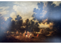 Work 6267: Elegant Riders in a Glade