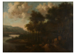 Work 6356: Wooded River Landscape