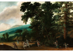 Work 6442: Ambush of a Nobleman at a Forest Edge