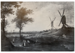 Work 5241: Landscape with Windmills