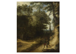 Work 6465: Wooded Landscape with Travellers