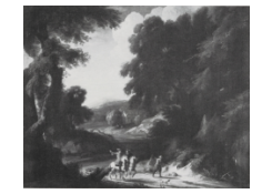 Work 6721: A Wooded Landscape with Travellers