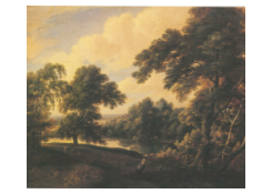 Work 6730: Figures in a Wooded Landscape with Fishermen on the Banks of a River