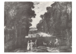 Work 6803: Elegant Company Strolling in an Avenue of Trees