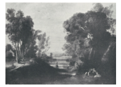 Work 6810: Landscape with High Trees and Figures