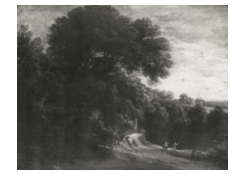 Work 6961: Wooded Landscape with Fishermen by Lake