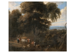 Work 7002: Forest Landscape with Shepherdess and her Herd