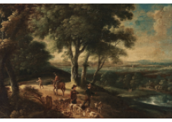 Work 7013: Landscape with Figures and Cattle