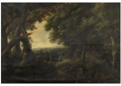 Work 7090: Returning From Hunting at the Forest Edge 
