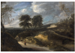 Work 961: Landscape with Travelers