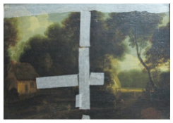 Work 99: Landscape with a Mill and Small Figures